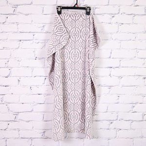 NWOT Piccolo Bambino pink & grey baby blanket b4